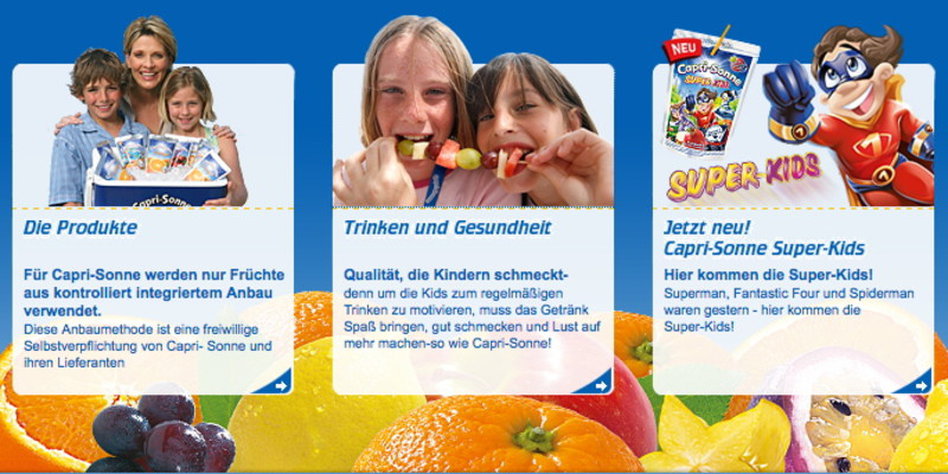 Kaum Frucht und viel viel Zucker: Foodwatch warnt vor Capri-Sonne - taz.de