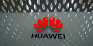 Huawei Logo an einer Wand