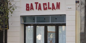 Der geschlossene Konzertsaal Bataclan von außen