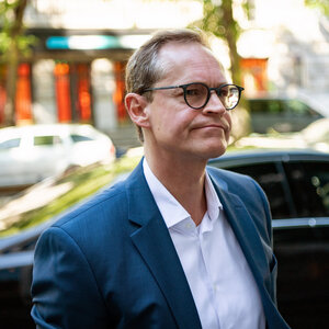 Der Regierende Bürgermeister von Berlin, Michael Müller, im Porträt Der Regierende Bürgermeister von Berlin, Michael Müller, im Porträt