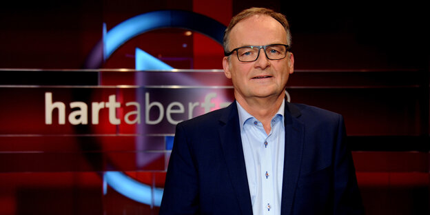 Der Moderator Frank Plasberg in der ARD-Talkshow «hart aber fair».