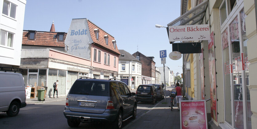 Eine Straße im Vicelinviertel in Neumünster