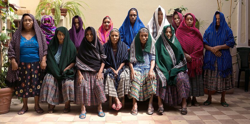 Gruppenfoto von den Frauen