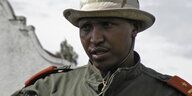 Der Kommandant der Rebellengruppe „Patriotische Kräfte für die Befreiung des Kongo“, Bosco Ntaganda