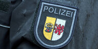 Polizeiuniform mit Wappen Mecklenburg-Vorpommerns