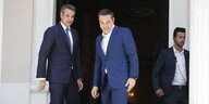Kyriakos Mitsotakis und Alexis Tsipras