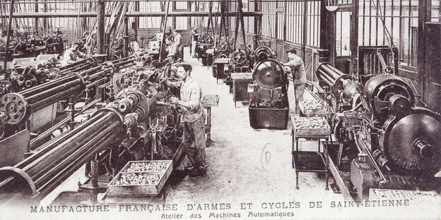Foto einer Fahrradfabrik in Saint-Étienne