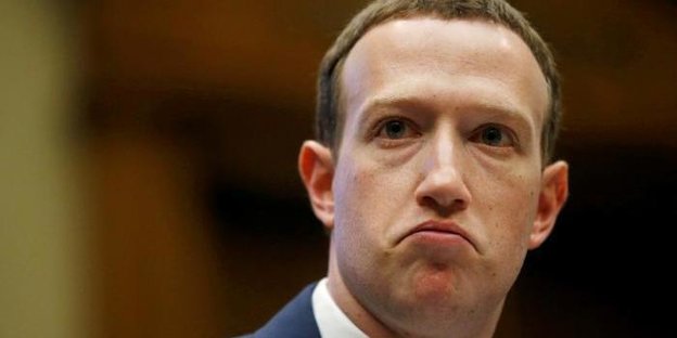 Facebook-Gründer Mark Zuckerberg sieht verärgert aus