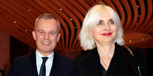 Frankreichs zurückgetretener Umweltminister Francois de Rugy und seine Frau Severine Servat