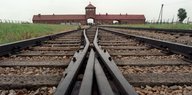 Gleise zum Vernichtungslager Auschwitz