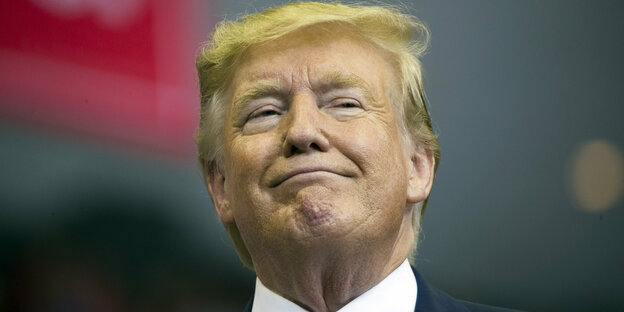 US-Präsident Donald Trump lächelt selbstzufrieden