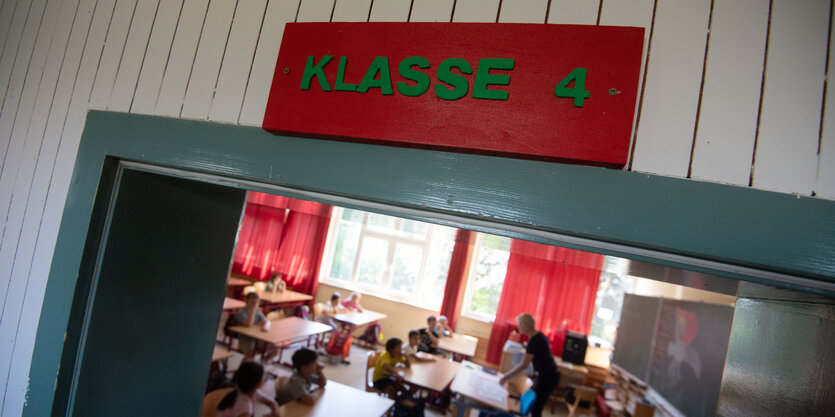 Blick in ein Klassenzimmer