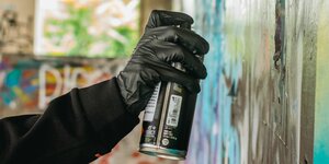 Eine Graffitspraydose