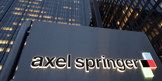 Axel Springer Gebäude von außen