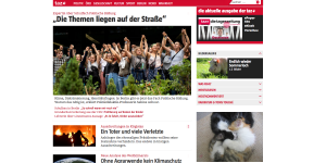 Auf der Homepage von taz.de wird statt einer Werbung ein Bild von Katzen angezeigt Auf der Homepage von taz.de wird statt einer Werbung ein Bild von Katzen angezeigt