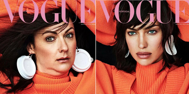 Die beiden aktuellen Cover der portugiesischen Vogue