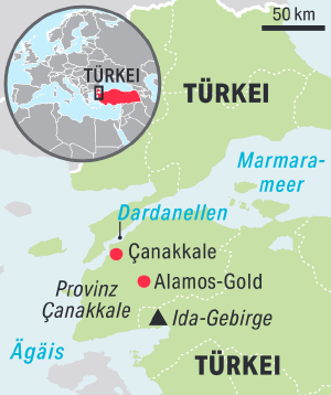 Türkeikarte zeigt unter anderem die Lage der Stadt Çanakkale im Westen des Landes Türkeikarte zeigt unter anderem die Lage der Stadt Çanakkale im Westen des Landes