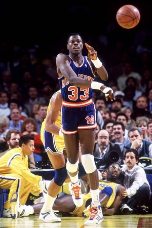Patrick Ewing in Aktion Patrick Ewing in Aktion