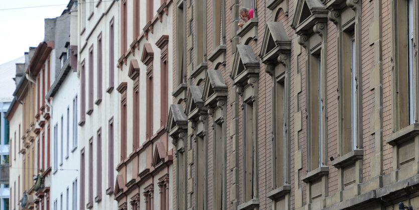 Eine Häuserfassade