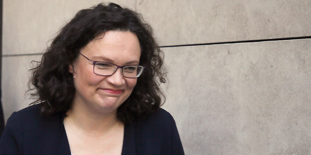 Andrea Nahles lächelt