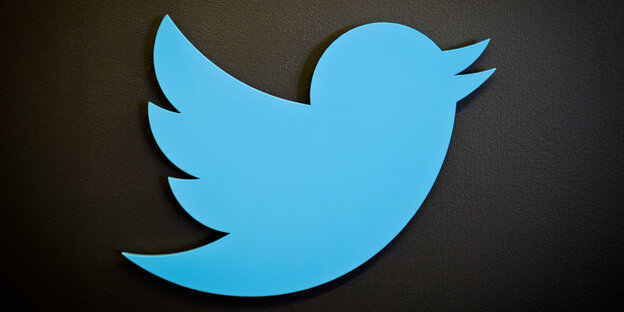 Twitter-Logo blauer Vogel
