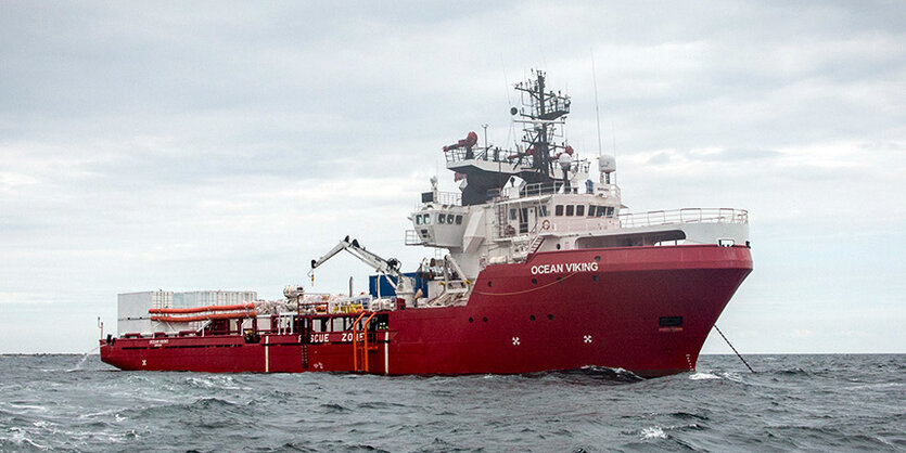 Das Schiff „Ocean Viking“