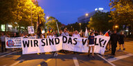 Demonstration von Rechtsextremen in Chemnitz im August 2019