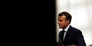 Emmanuel Macron im Profil