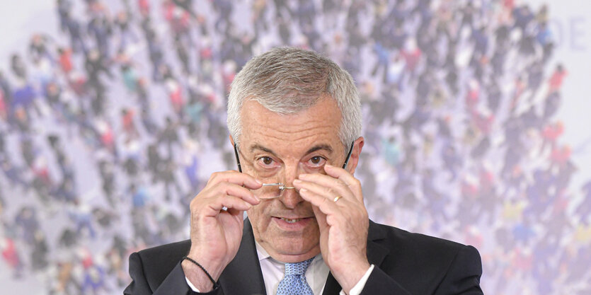 Der Chef der Liberalen Calin Popescu Tariceanu