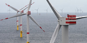 Der Offshore-Windpark von Senvion in der Nordsee