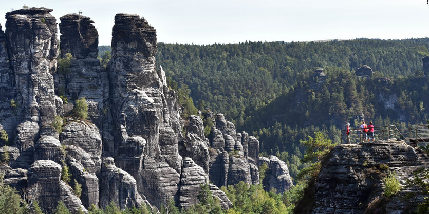 Gebirge und Felsformatonen