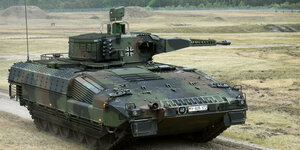 Puma-Panzer auf Testgelände
