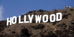 Der Schriftzug "Hollywood" in den Hollywood Hills.