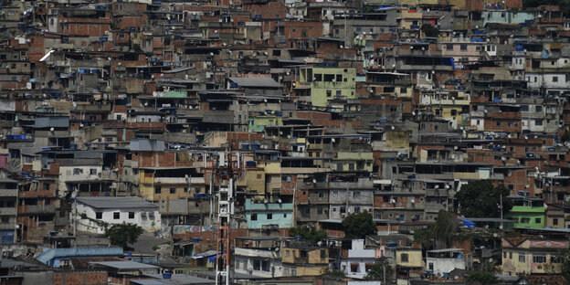 Häuser einer Favela