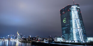 Europäische Zentralbank in Frankfurt