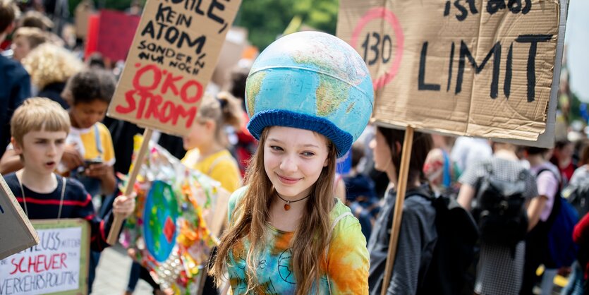 Transparente bei Fridays for Future