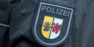 Wappen auf Uniform der Polizei Mecklenburg-Vorpommern