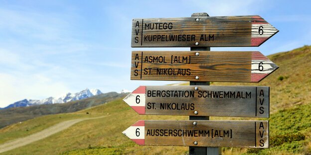 Wanderwegweiser Wanderwegweiser