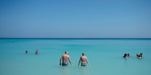 Touristen im kubanischen Varadero