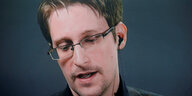 Porträt Edward Snowden