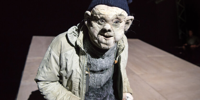 Puppe aus „Das Hirn ist ein Taubenschlag“ von Cora Sachs​