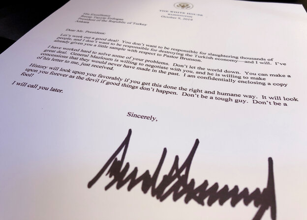 Unterschrift Donald Trump Unterschrift Donald Trump