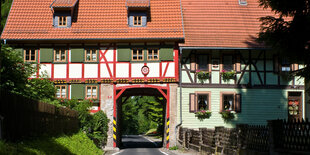 Fachwerhaus mit Toreinfahrt im Eichsfeld