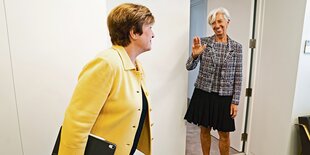 Kristalina Georgiewa und Christine Lagarde