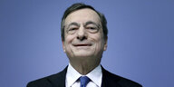 Mario Draghi im EZB-Tower