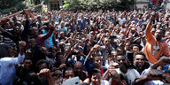 Massenprotest in Addis Abeba