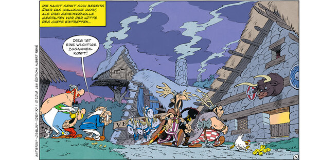 Ein Bild aus dem neuen Asterix-Band Ein Bild aus dem neuen Asterix-Band