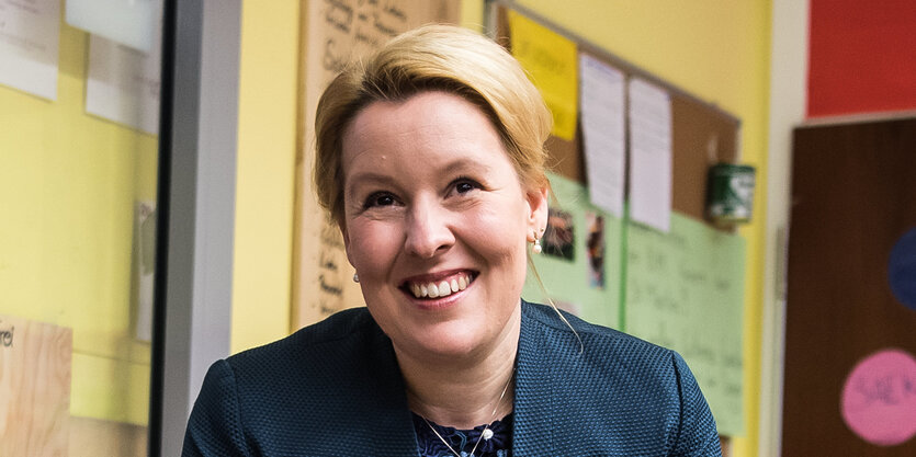 Portrait der Familienministerin Franziska Giffey