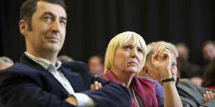 Cem Özdemir und Claudia Roth