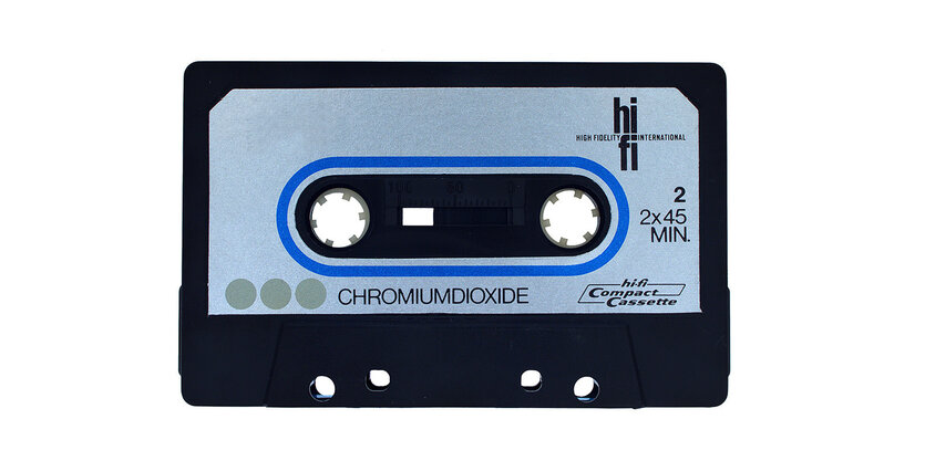 Eine Audio-Kassette